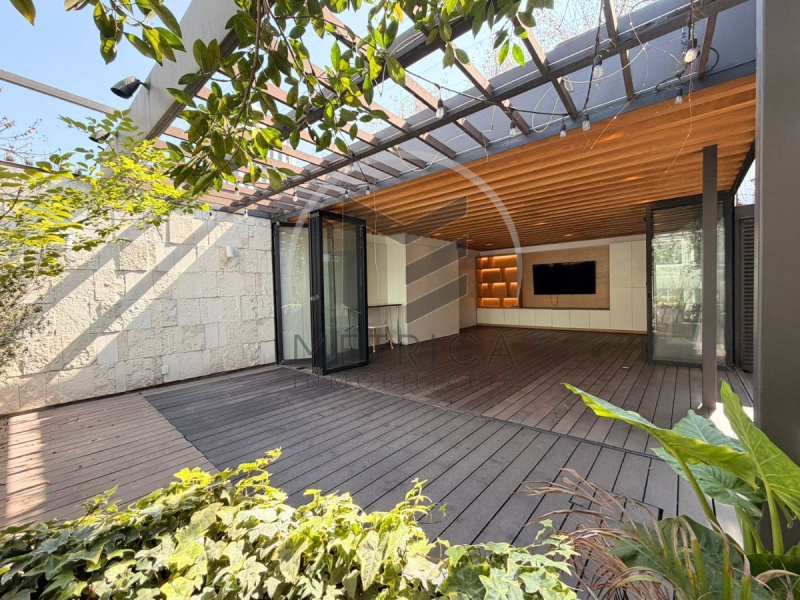 departamento con roof garden privado en renta en polanco 