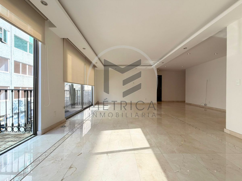 departamento con roof garden privado en renta en polanco 