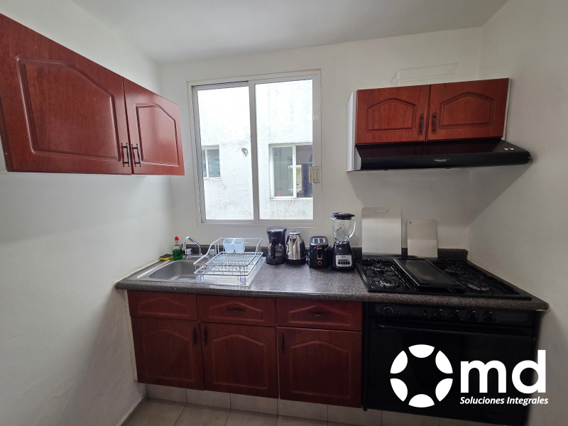 renta departamento amueblado y equipado en roma norte