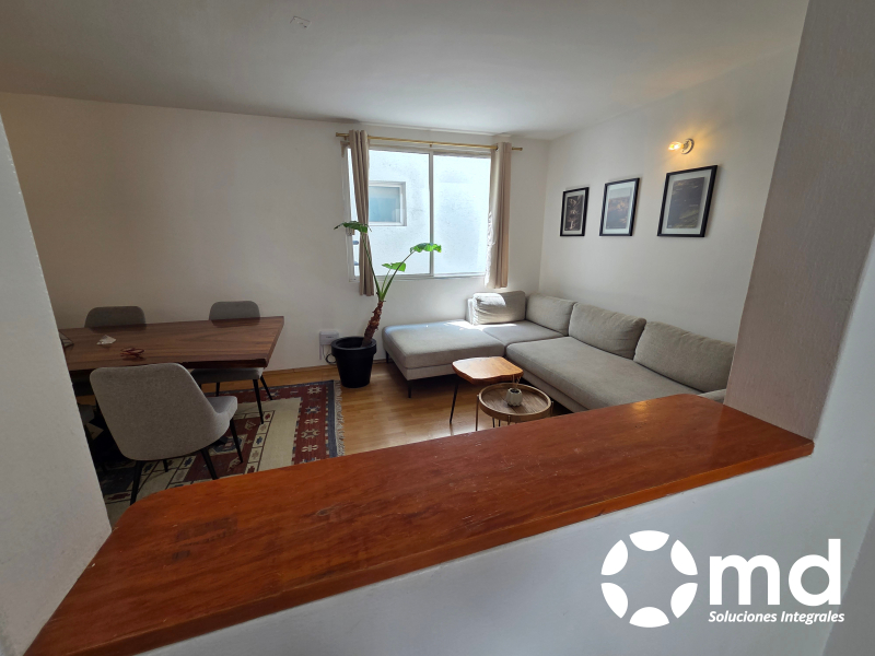 renta departamento amueblado y equipado en roma norte