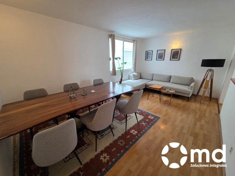 renta departamento amueblado y equipado en roma norte