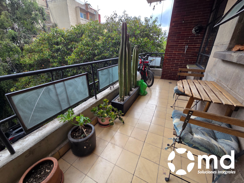 departamento amueblado y equipado roma norte balcón estancia corta desde 3 meses