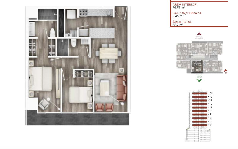 Departamento En Venta En Cittá SAN Jerónimo De 2 Recámaras 