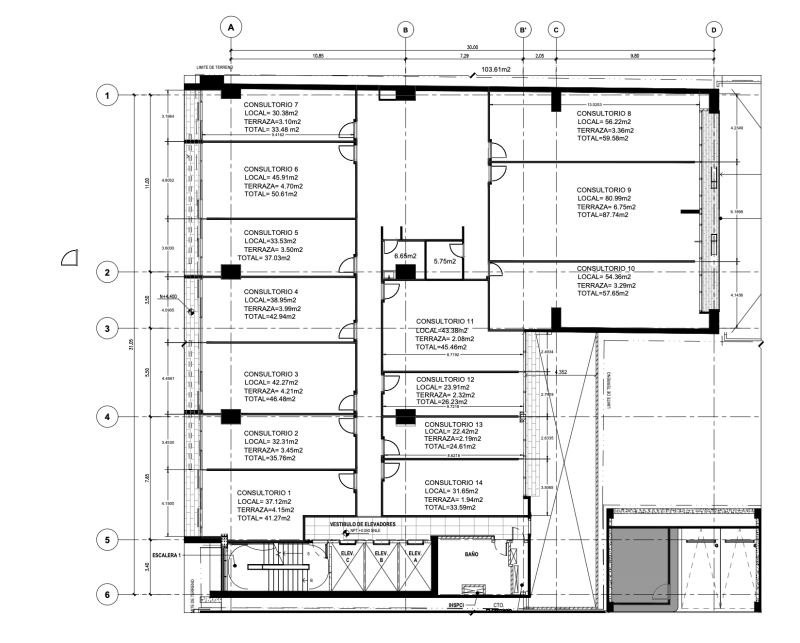 Consultorio Amplio En Obra Gris En Reforma | 80 M² Con Vista