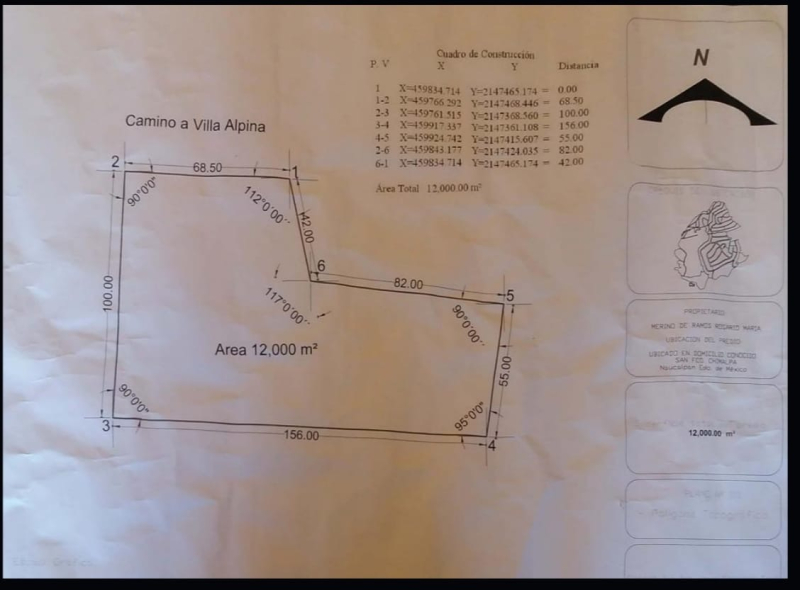 Terreno En Venta En El Guarda, Naucalpan 