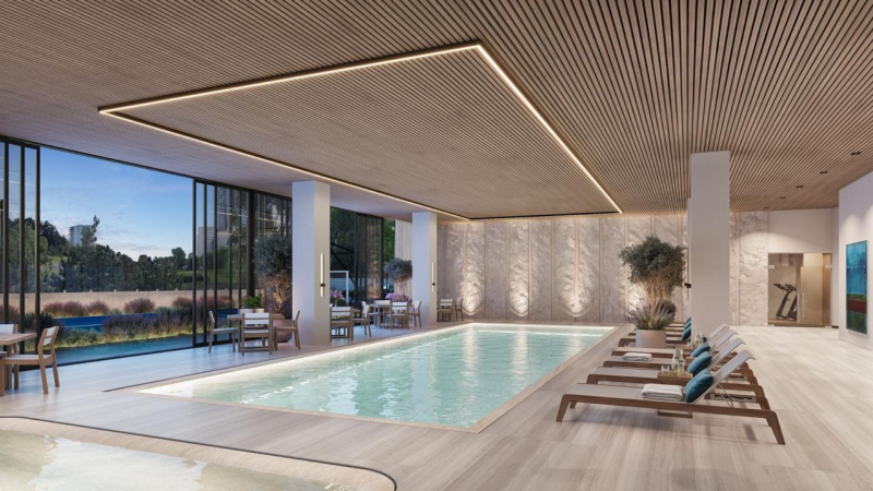 venta departamento nuevo bosque real. edificio blue. 