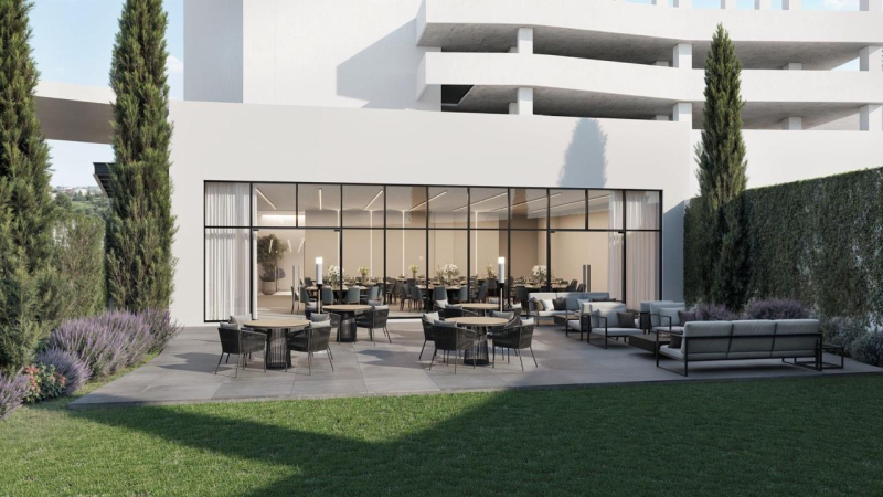 venta departamento nuevo bosque real. edificio blue. 