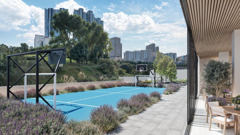 venta departamento nuevo bosque real. edificio blue. 