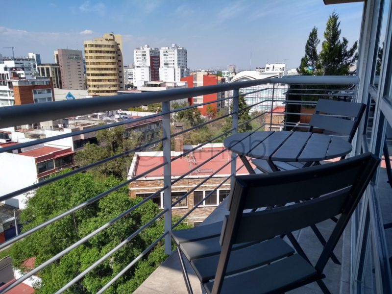 renta departamento amueblado en arquimedes, 1 junio 2026