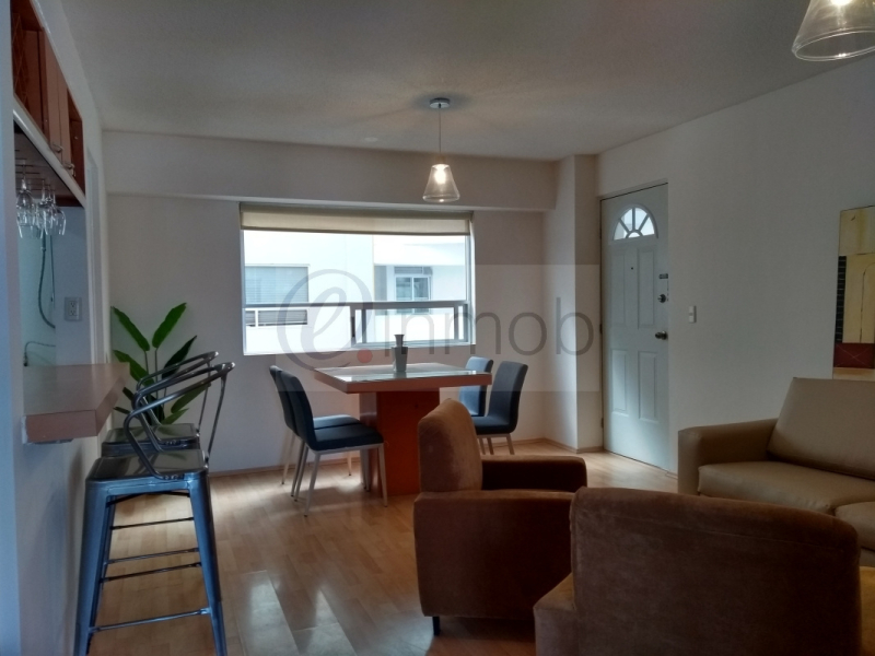 renta departamento amueblado en arquimedes, 1 junio 2026