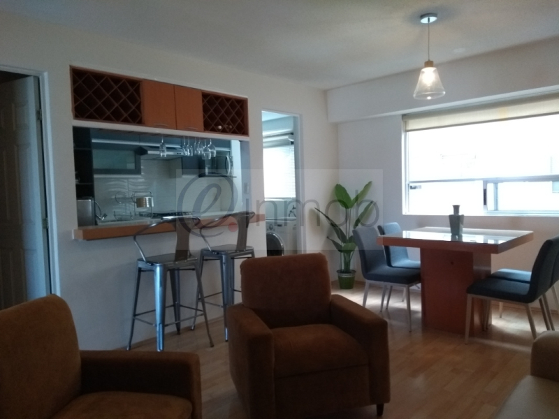 renta departamento amueblado en arquimedes, 1 junio 2026