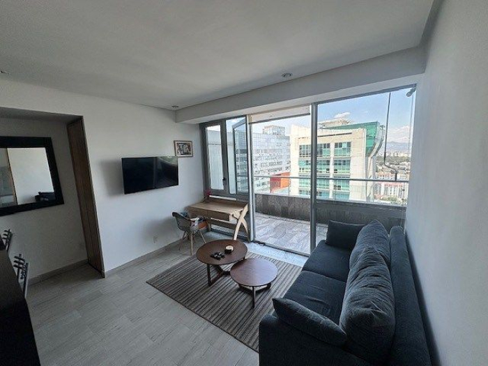 departamento amueblado en renta santa fe.  high park. amueblado. renta $32,000mn