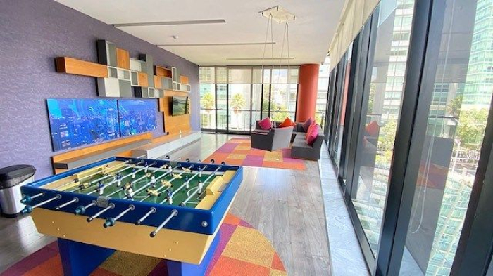 departamento amueblado en renta santa fe.  high park. amueblado. renta $32,000mn