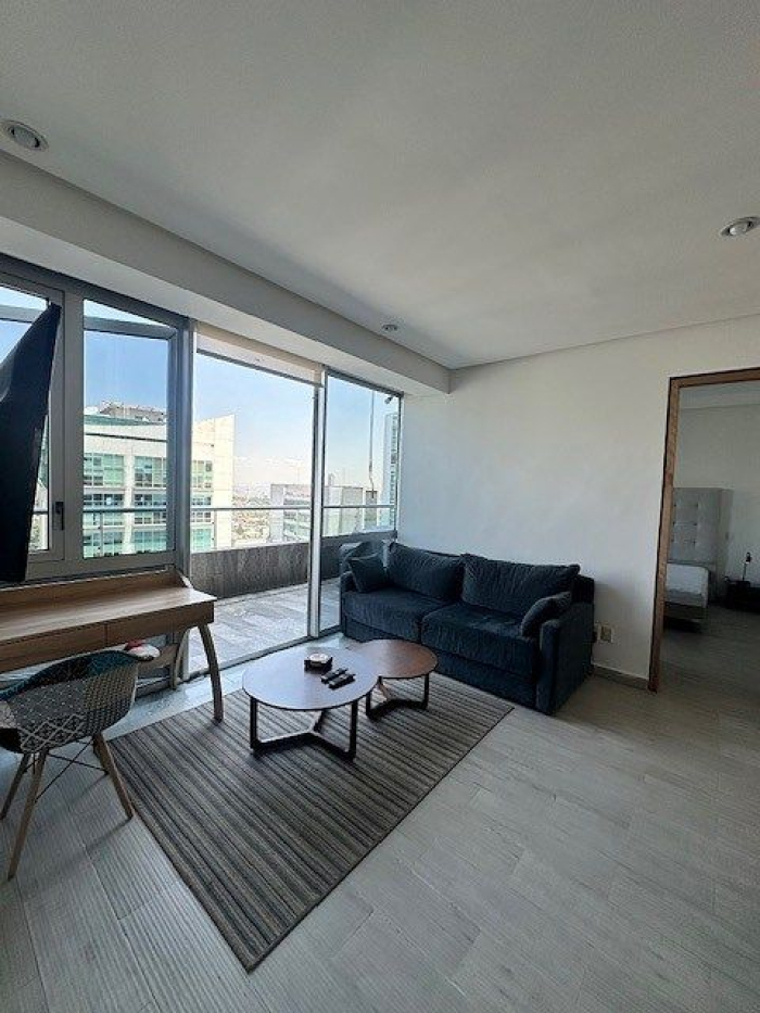 departamento amueblado en renta santa fe.  high park. amueblado. renta $32,000mn