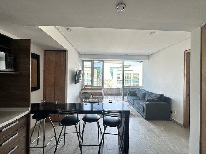 departamento amueblado en renta santa fe.  high park. amueblado. renta $32,000mn