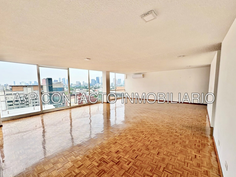departamento en renta en polanco seneca 3 recámaras balcón