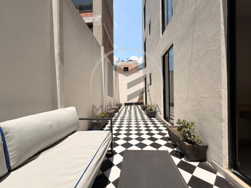 departamento con terraza en venta para estrenar en santa maría la ribera: