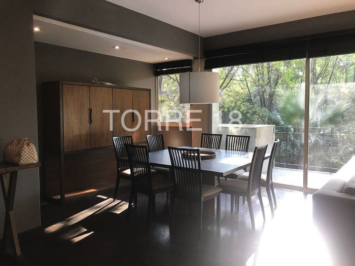 departamento amueblado en renta polanco campos eliseos