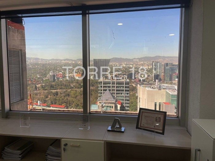 oficina amueblada en renta en polanco, en la zona hotelera