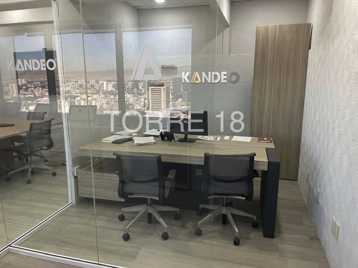 oficina amueblada en renta en polanco, en la zona hotelera