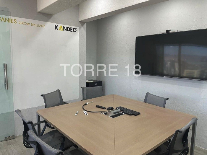 oficina amueblada en renta en polanco, en la zona hotelera