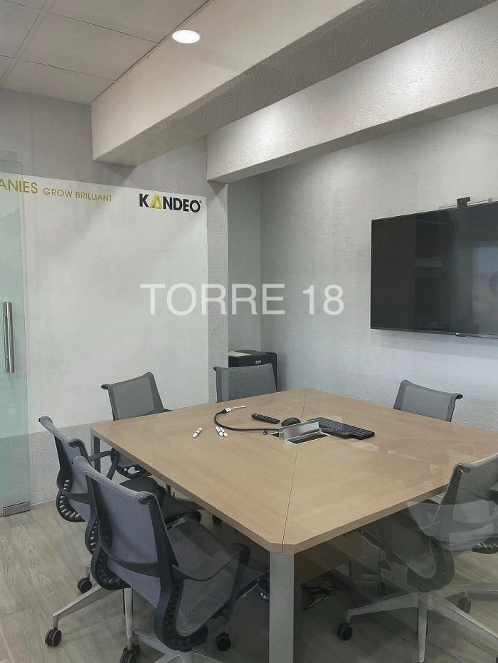 oficina amueblada en renta en polanco, en la zona hotelera