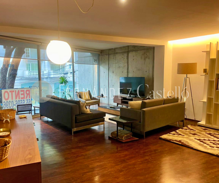 renta departamento amueblado en polanco iv sección