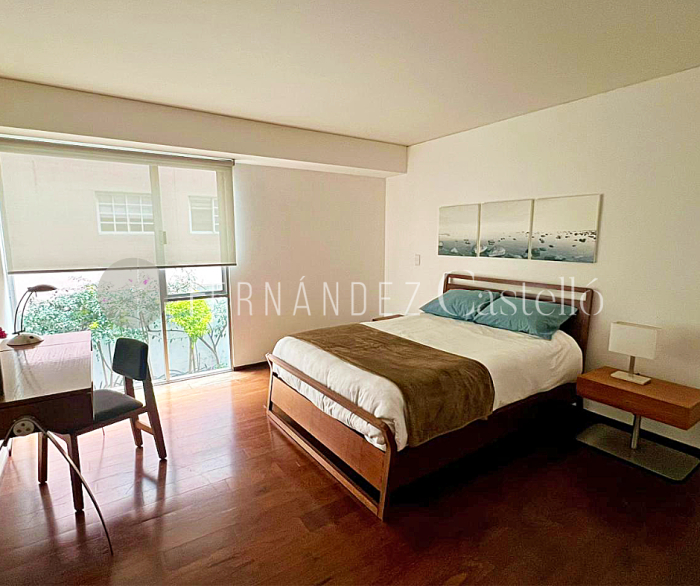 renta departamento amueblado en polanco iv sección