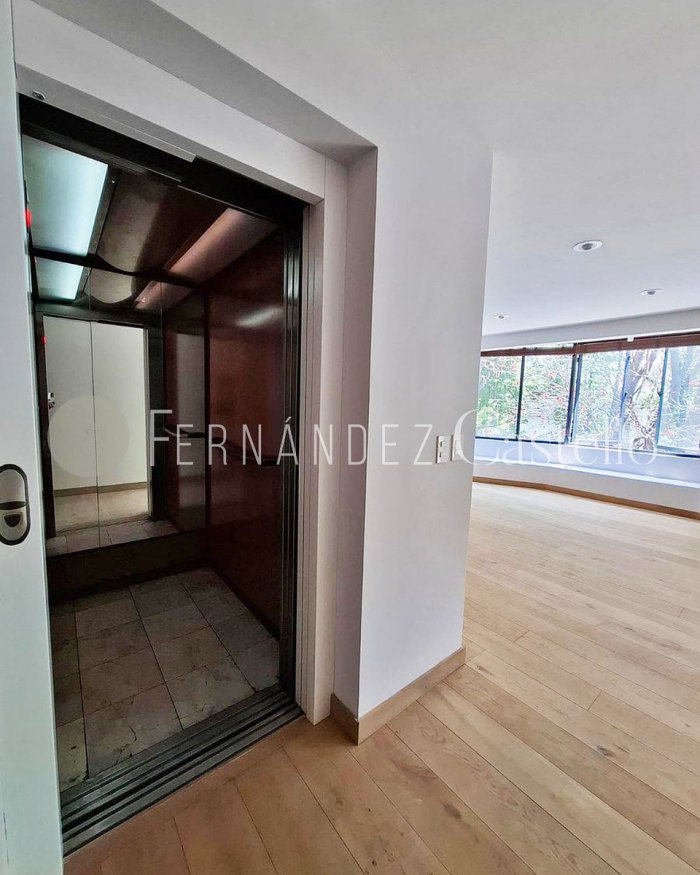 renta departamento exterior, remodelado a estrenar, homero polanco.