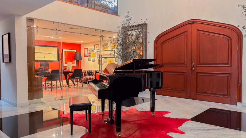 casa en venta en san ángel – residencia de lujo con terrazas y patio central