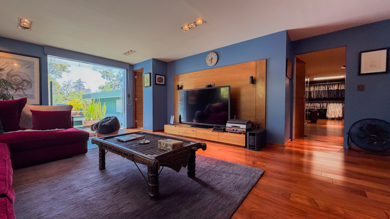 casa en venta en san ángel – residencia de lujo con terrazas y patio central