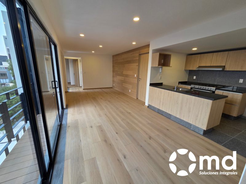departamento con balcón en renta en cuauhtémoc