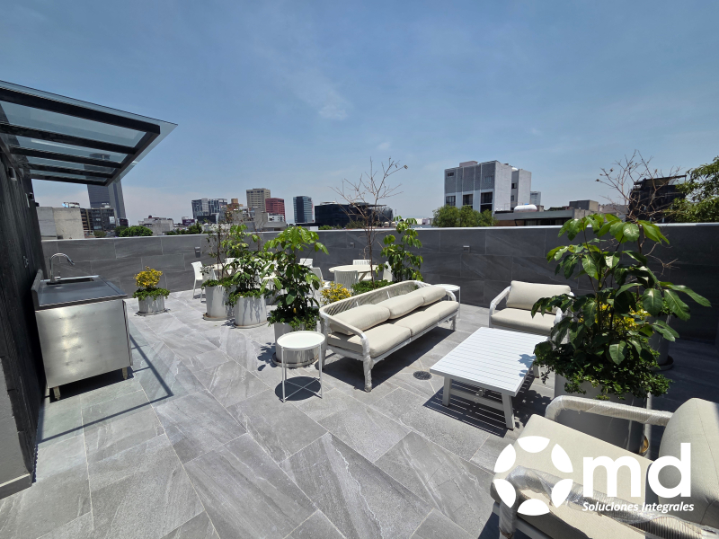 departamento con balcón en renta en cuauhtémoc