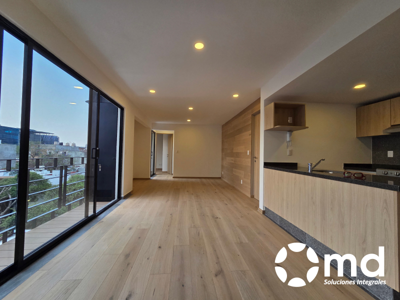 departamento con balcón en renta en cuauhtémoc