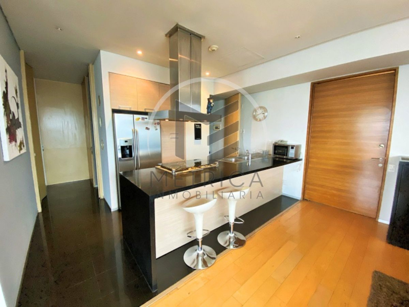 departamento amueblado en renta en santa fe: