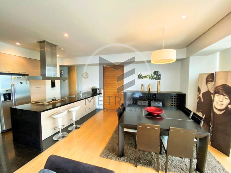 departamento amueblado en renta en santa fe: