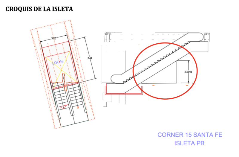 isleta comercial en renta – corner 15 santa fe