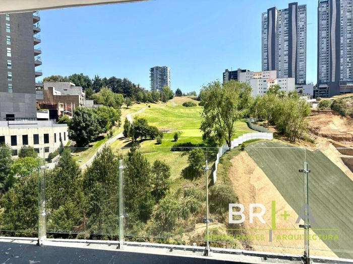 departamento en renta blue bosque real con terraza