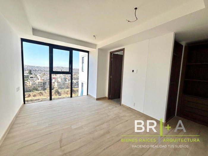 departamento en renta blue bosque real con terraza