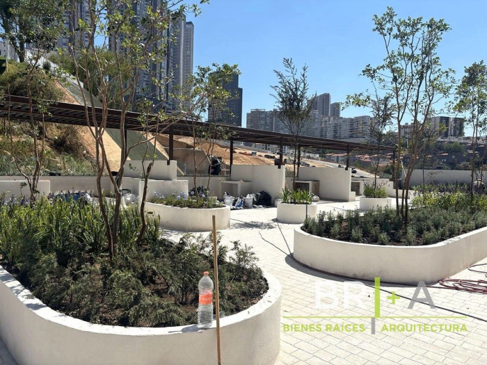departamento en renta blue bosque real con terraza