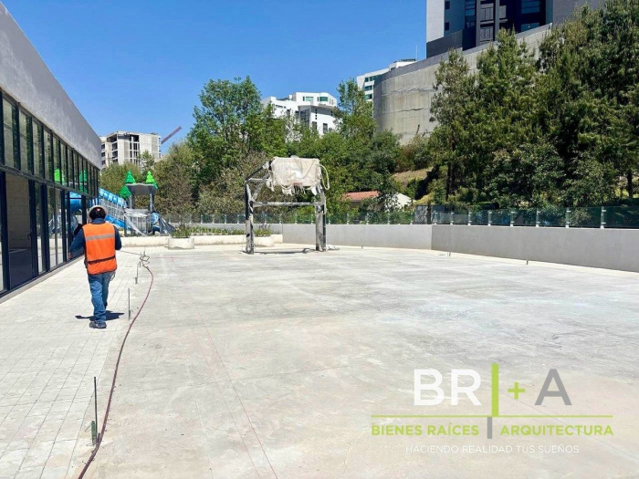 departamento en renta blue bosque real con terraza