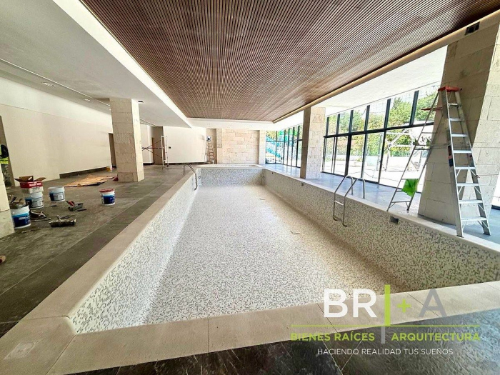 departamento en renta blue bosque real con terraza