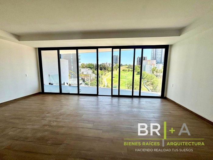 departamento en renta blue bosque real con terraza
