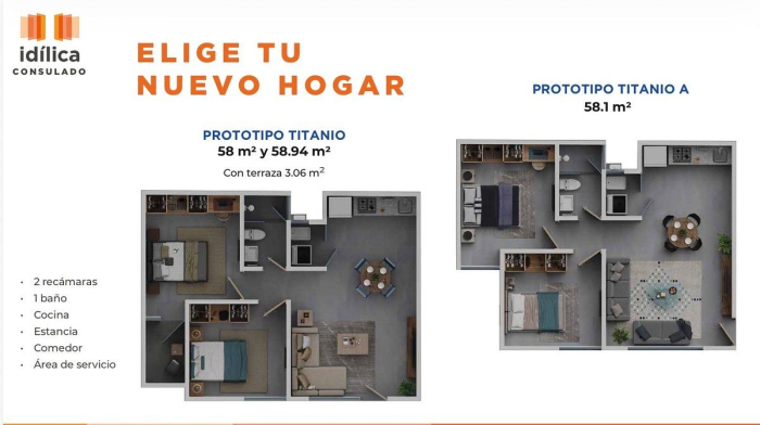 Departamento En Venta En Idilica Consulado