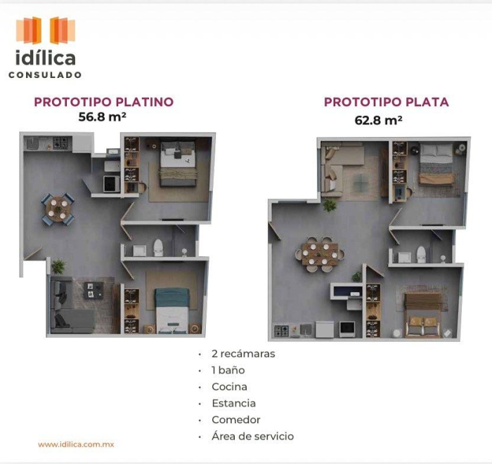 Departamento En Venta En Idilica Consulado