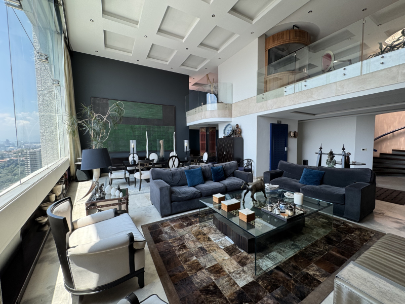 DEPARTAMENTO DE 2 PISOS PENTHOUSE EN VENTA - RESIDENCIAL LA PERLA - BOSQUE DE REFORMA - BOSQUES DE LAS LOMAS