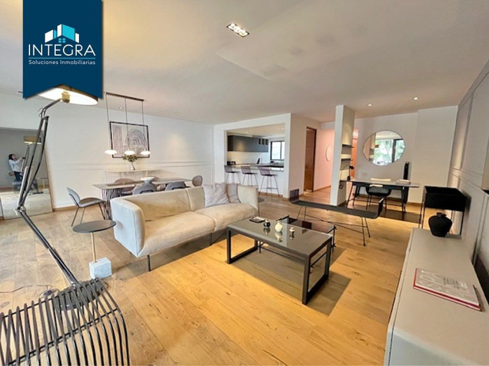 departamento amueblado en renta, platón, polanco