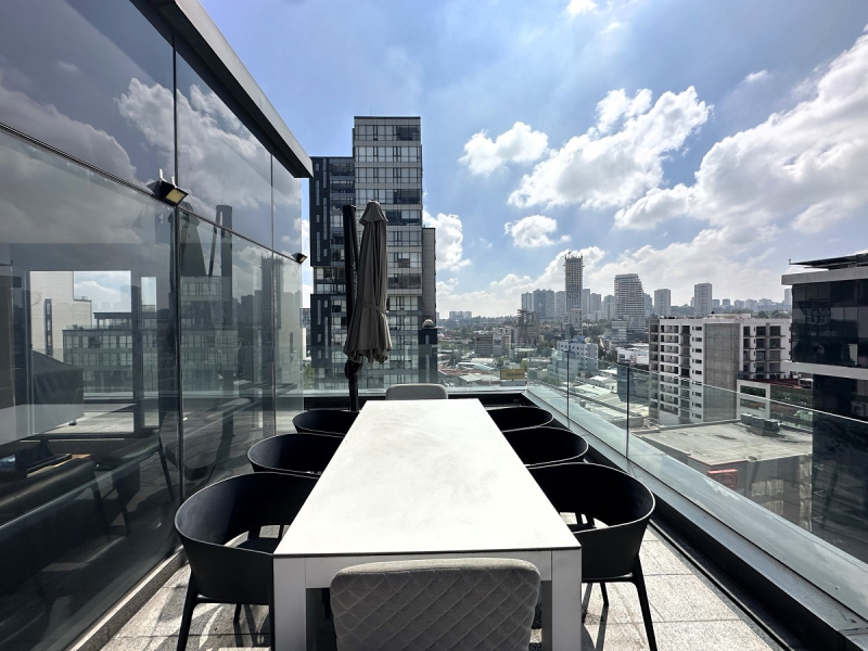 departamento ph con terraza en venta en central park interlomas sin amueblar