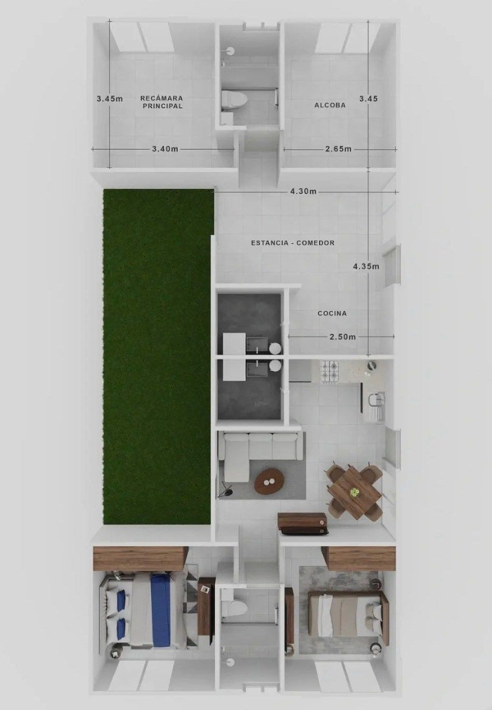 departamento en venta en solares, zumpango