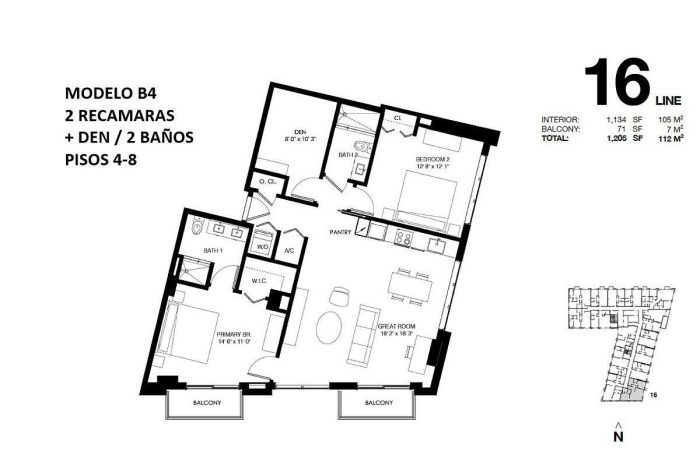 Departamento Venta Miami Florida